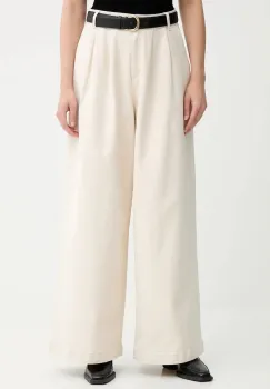 Sessun jeansi culoarea bej, 25207010 imagine