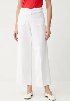 Sessun jeansi femei, culoarea alb, 24221005 imagine