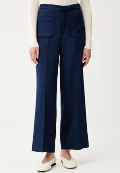 Sessun pantaloni drept, high waist, 25107015 imagine