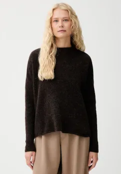 Sessun pulover de lana culoarea maro, light, 24109009 imagine