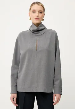 Simona Corsellini bluza culoarea gri, melanj, A25CPBL001S1 imagine