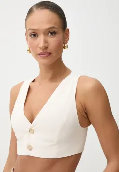 Simona Corsellini vesta culoarea bej, un singur rand de nasturi, P25CPTO011 imagine