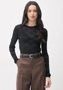 Sisley pulover de femei cu vascoza imagine