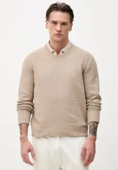 Sisley pulover pentru barbati, cu amestec de bumbac imagine