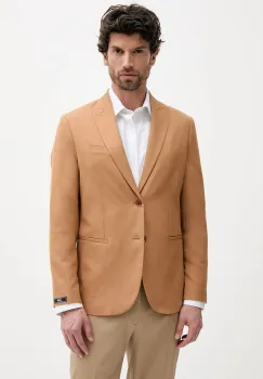 Sisley sacou din bumbac culoarea maro, 2GJ0SW029 imagine