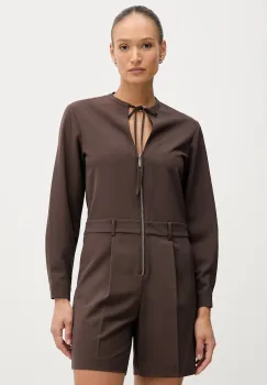 Sisley salopeta culoarea maro, cu decolteu legat, 4RRVLT00R imagine