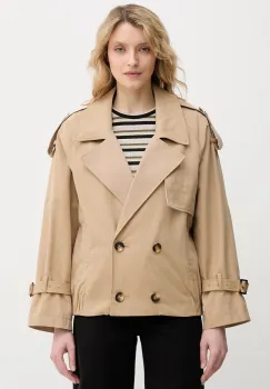 Sisley trenci pentru femei, cu bumbac imagine