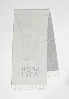 Sportalm esarfa cu lana Yamala culoarea bej, cu imprimeu, 950119 imagine