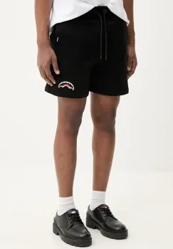 Sprayground pantaloni scurti din bumbac barbati, culoarea negru, SP739E imagine