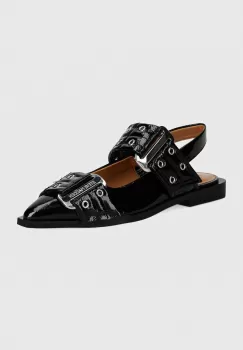 Steve Madden balerini Grand Ave culoarea negru, cu toc deschis, SM11003257 imagine