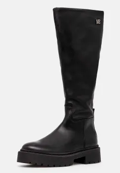 Steve Madden cizme Galina femei, culoarea negru, cu toc plat, izolare usoara, SM11003333 imagine