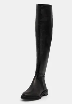 Steve Madden cizme Leza femei, culoarea negru, cu toc plat, SM11003368 imagine