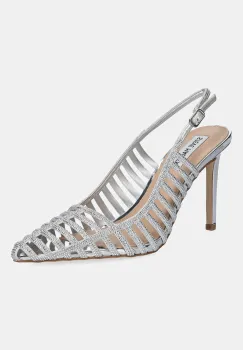 Steve Madden pantofi cu toc Carleigh culoarea argintiu, 11004836 imagine