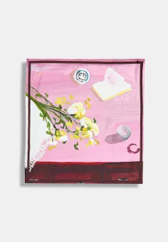 Stine Goya esarfa de matase cu imprimeu, SG-PS26-A010-2287 imagine