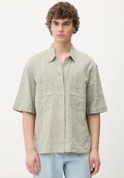 Sunflower camasa din bumbac barbati, culoarea verde, cu guler clasic, regular, 1255. imagine