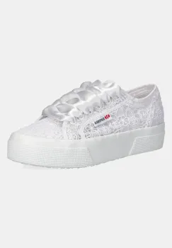 Superga tenisi FLOWER MACRAME culoarea alb, S2136QW imagine