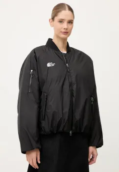 The North Face geaca bomber Choqa culoarea negru, de iarna, oversize, NF0A8F1WJK31 imagine