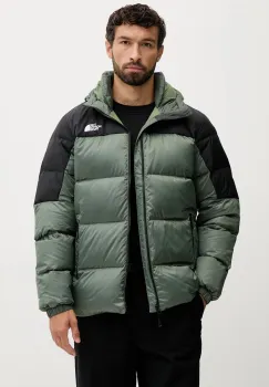 The North Face geaca de puf din catifea OUTDOOR culoarea verde, NF0A8992EIH1 imagine