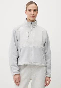 The North Face geaca Regrind Denali culoarea gri, de tranzitie, NF0A8B8DLE71 imagine