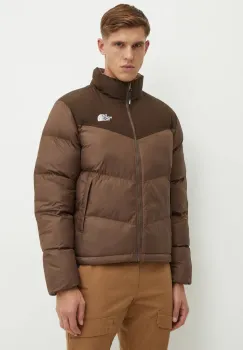 The North Face geaca Saikuru barbati, culoarea maro, de iarna, NF0A853I7O31 imagine