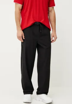 The North Face pantaloni North Dome barbati, culoarea negru, neted, NF0A8B6QJK31 imagine