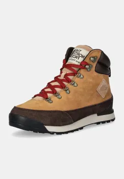 The North Face pantofi Back to Berkeley IV Leather barbati, culoarea maro, NF0A817QOHU1 imagine