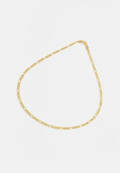 Tom Wood colier placat cu aur Bo Chain Medium Gold imagine