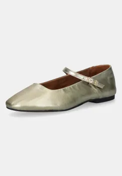 Tommy Hilfiger balerini de piele HILFIGER GOLD BALLERINAS imagine