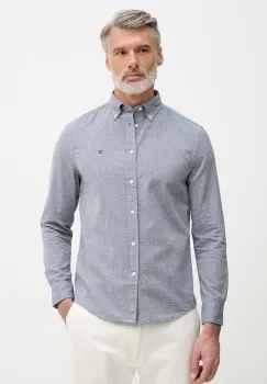 Tommy Hilfiger camasa barbateasca din bumbac imagine