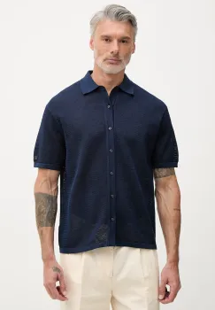 Tommy Hilfiger camasa barbateasca din bumbac NEW YORK imagine