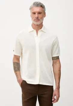 Tommy Hilfiger camasa barbateasca din bumbac NEW YORK imagine