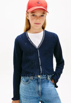 Tommy Hilfiger cardigan pentru copii, din bumbac imagine