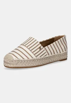 Tommy Hilfiger espadrile pentru femei TH PLATFORM ESPADRILLE STRIPES imagine