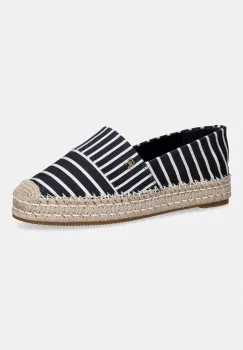 Tommy Hilfiger espadrile pentru femei TH PLATFORM ESPADRILLE STRIPES imagine