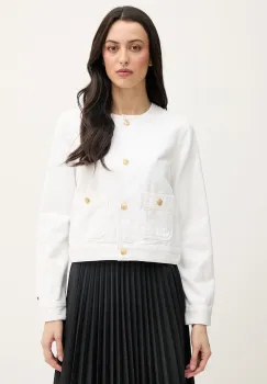 Tommy Hilfiger geaca de blugi pentru femei, din bumbac imagine