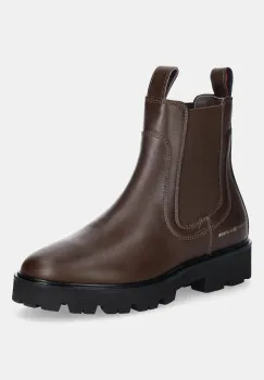 Tommy Hilfiger ghete chelsea de piele TH LTHR LOW CHELSEA imagine