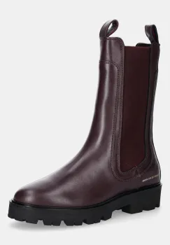 Tommy Hilfiger ghete chelsea de piele TH LTHR MID CHELSEA imagine