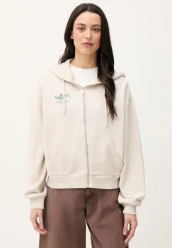 Tommy Hilfiger hanorac cu fermoar pentru femei, din bumbac imagine