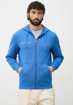 Tommy Hilfiger hanorac cu fermoar si gluga pentru barbati, din bumbac imagine