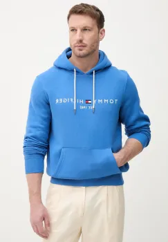 Tommy Hilfiger hanorac cu gluga barbatesc cu bumbac imagine