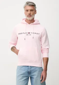 Tommy Hilfiger hanorac cu gluga barbatesc cu bumbac imagine