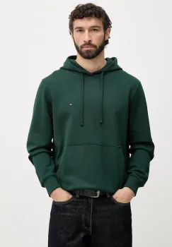 Tommy Hilfiger Hanorac cu gluga barbati din bumbac imagine