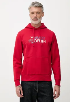 Tommy Hilfiger hanorac cu gluga pentru barbati, cu bumbac imagine