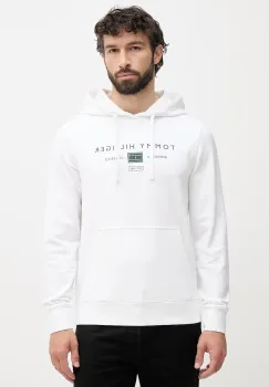 Tommy Hilfiger hanorac cu gluga pentru barbati, din bumbac imagine