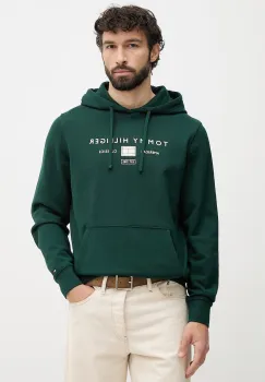 Tommy Hilfiger hanorac cu gluga pentru barbati, din bumbac imagine