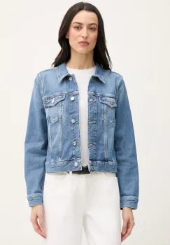 Tommy Hilfiger jacheta pentru femei, din denim imagine