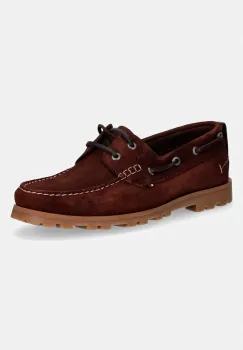 Tommy Hilfiger mocasini barbati din piele intoarsa HILIFGER LIGHT SDE BOAT SHOE imagine