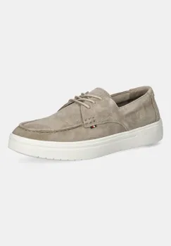 Tommy Hilfiger mocasini de piele SUEDE STITCH TOE HYBRID imagine