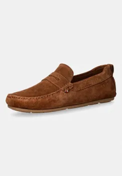 Tommy Hilfiger mocasini pentru barbati, din piele intoarsa CORE HILFIEGR SUEDE DRIVER imagine