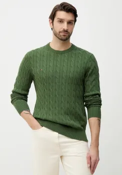 Tommy Hilfiger pulover barbatesc din bumbac imagine